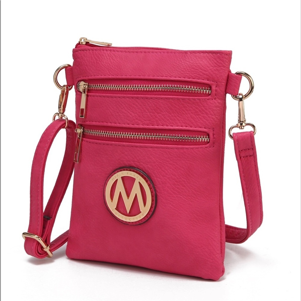 Fuschia Mia K Farrow Crossbody Bag